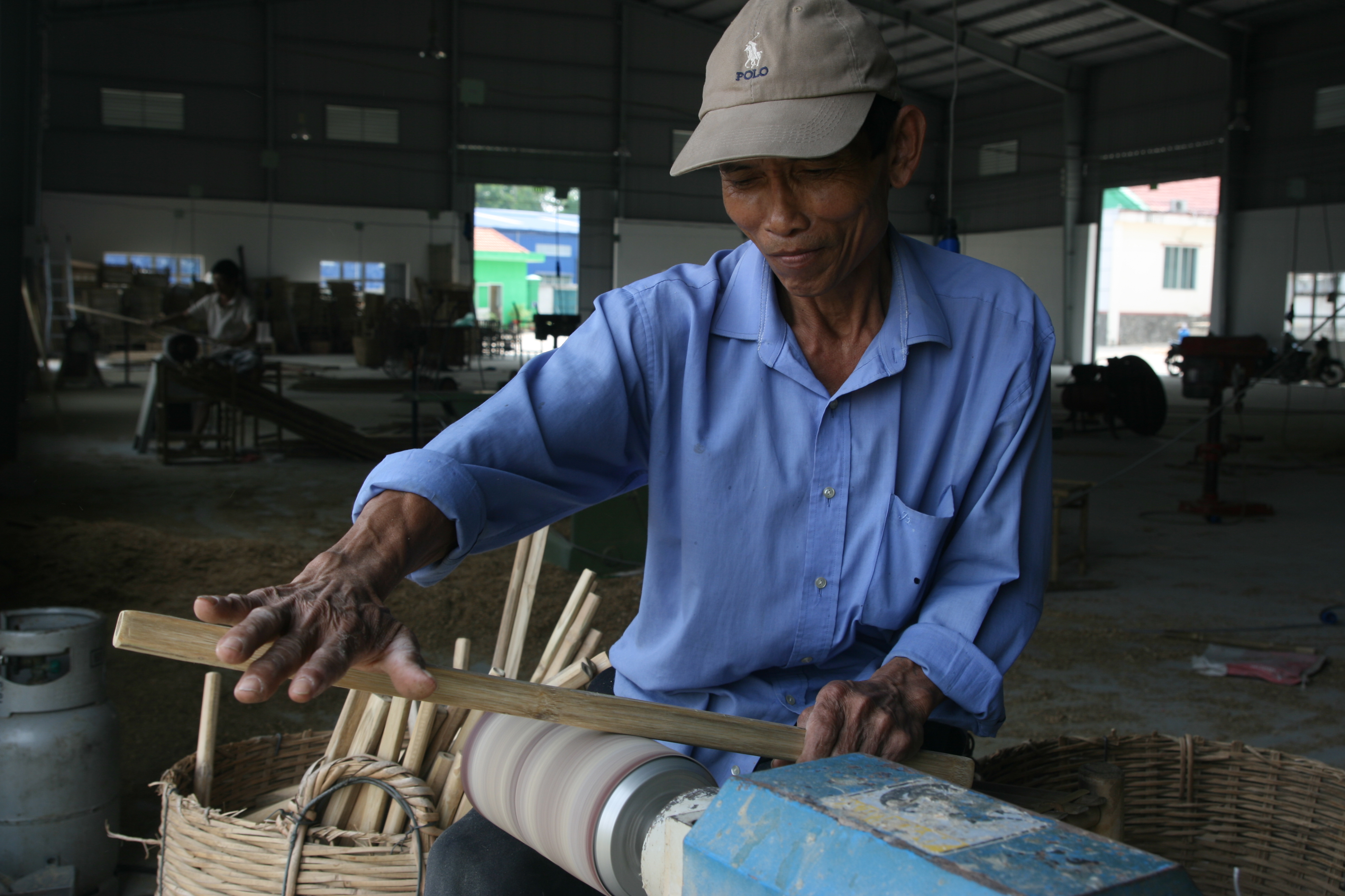 Making bamboo furniture