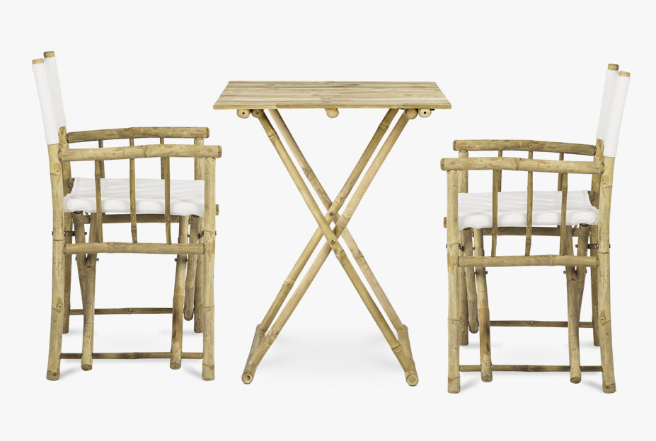 Out-door Bistro set in bamboo