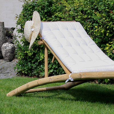 assembled sun loungers